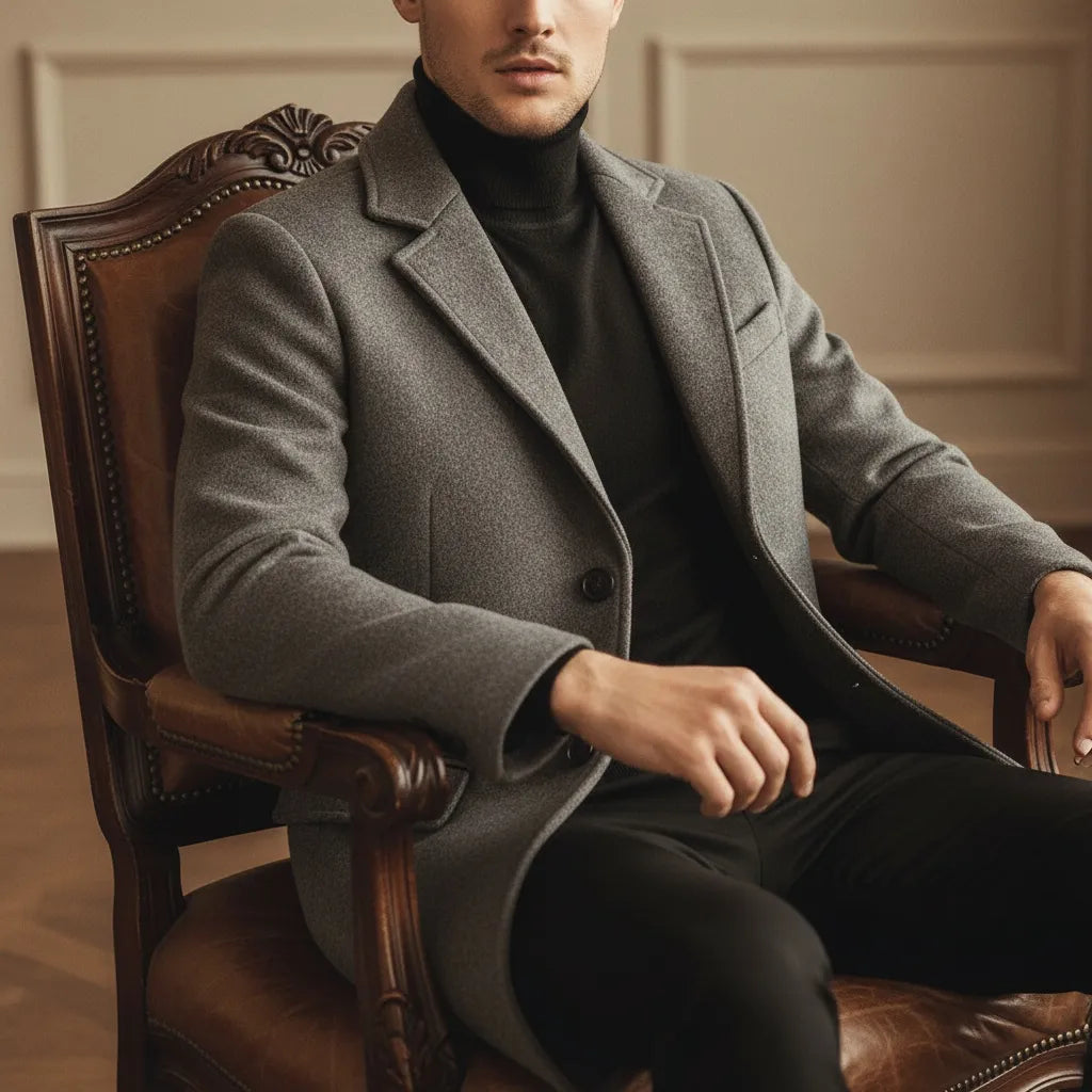 Manteau old money homme