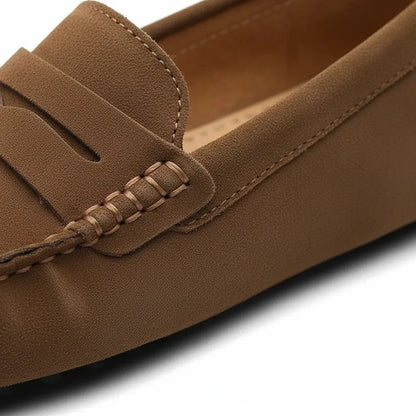 Mocassin en Daim Homme Marron - old money style