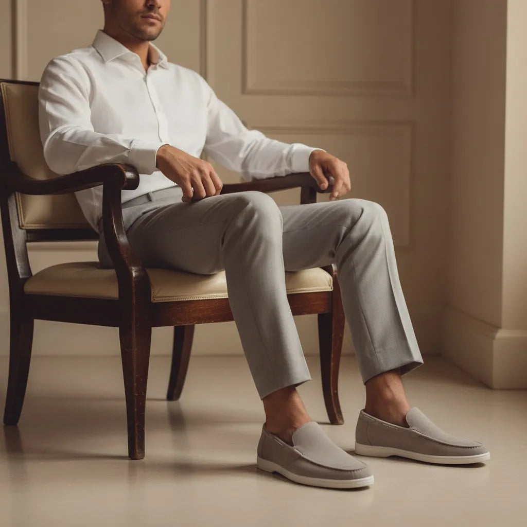 Mocassin Homme Old Money Beige - old money style