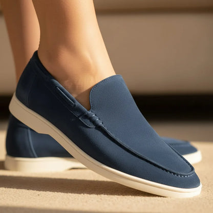 Mocassin Homme Old Money Bleu - old money style