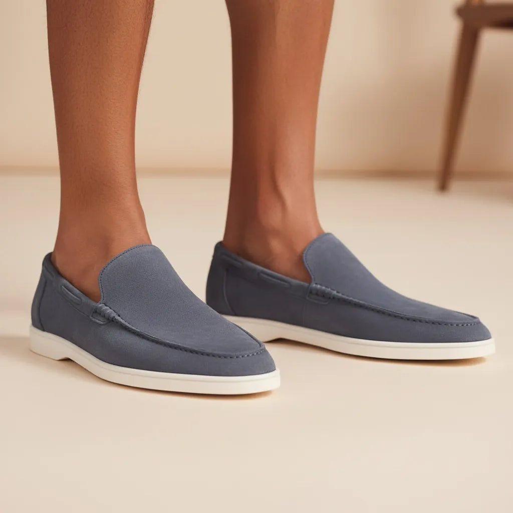 Mocassin Homme Old Money Gris - old money style