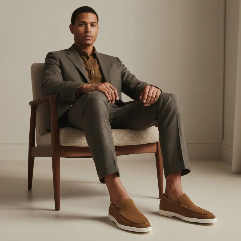 Mocassin Homme Old Money Marron - old money style