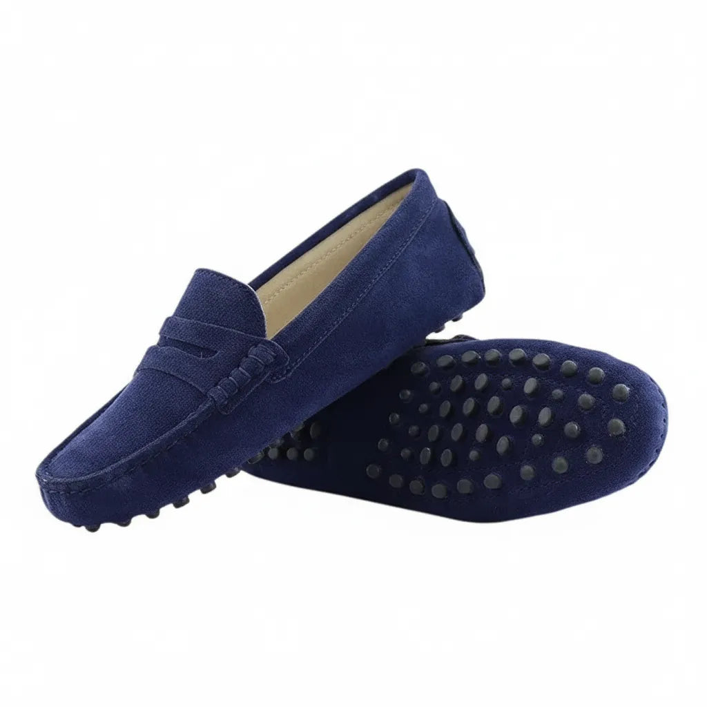 Mocassin Old Money Bleu - old money style