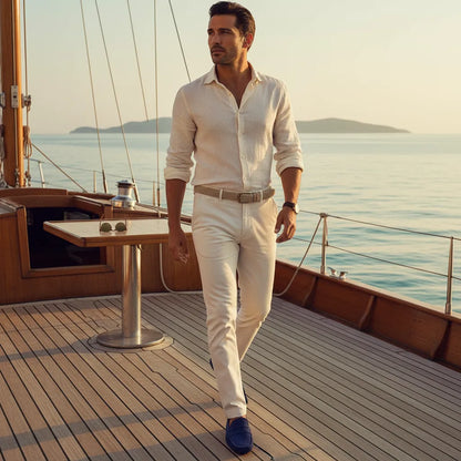 Mocassin Old Money Bleu - old money style