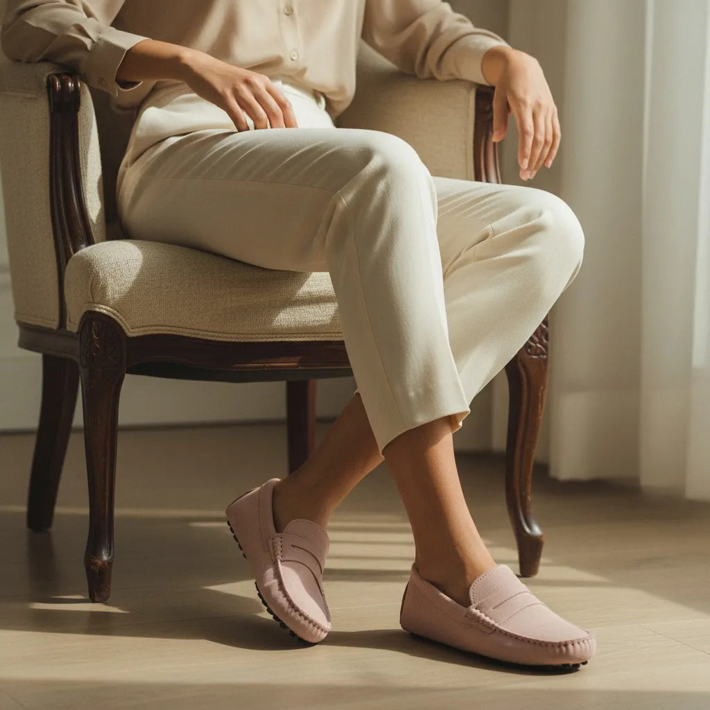 Mocassin Old Money Beige - old money style