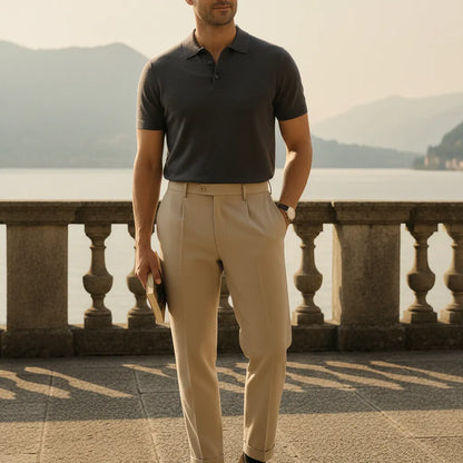 Old Money Pantalon Beige - old money style