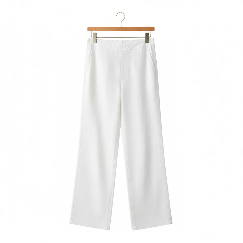 Pantalon blanc old money