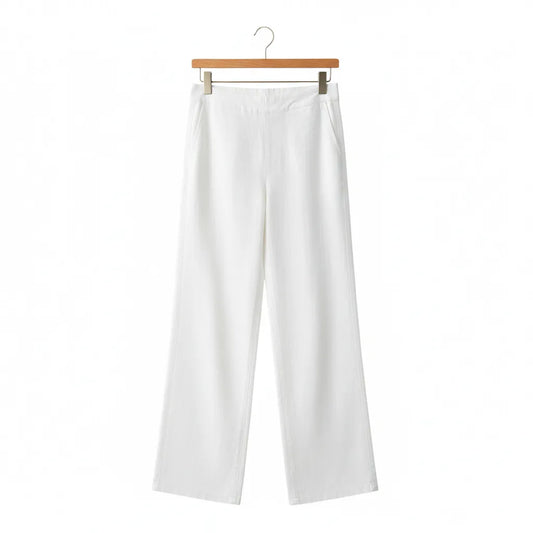 Pantalon blanc old money