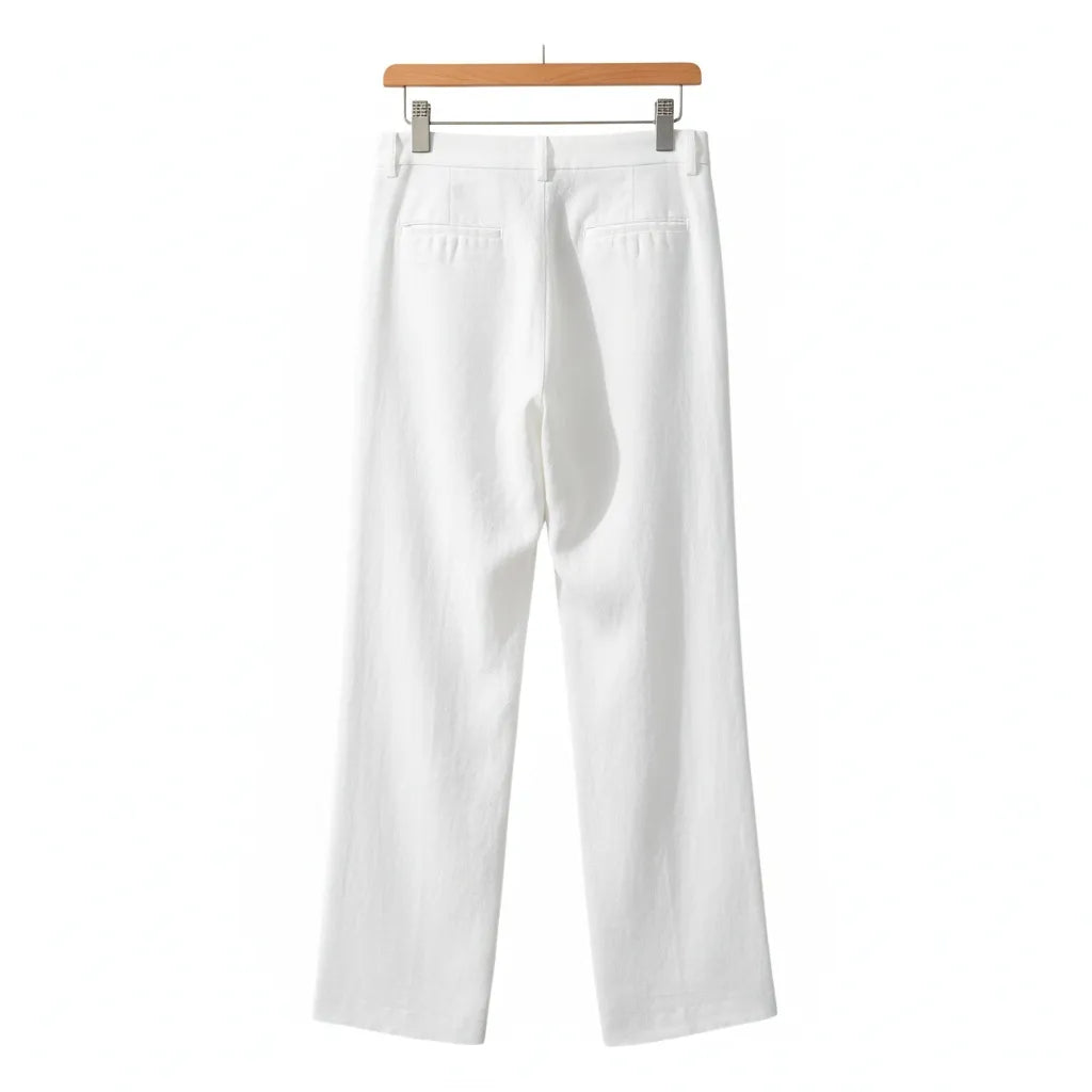 Pantalon blanc old money