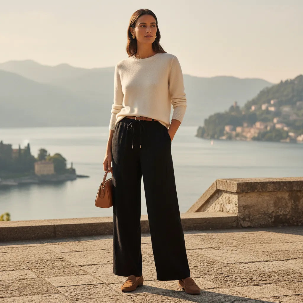 Pantalon en Lin - old money style