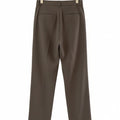 Pantalon Old Money Femme Marron - old money style