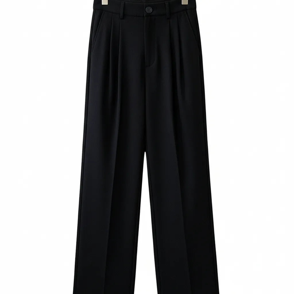 Pantalon Old Money Femme Noir - old money style