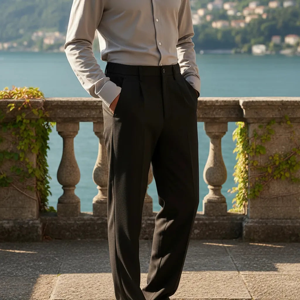 Pantalon old money homme