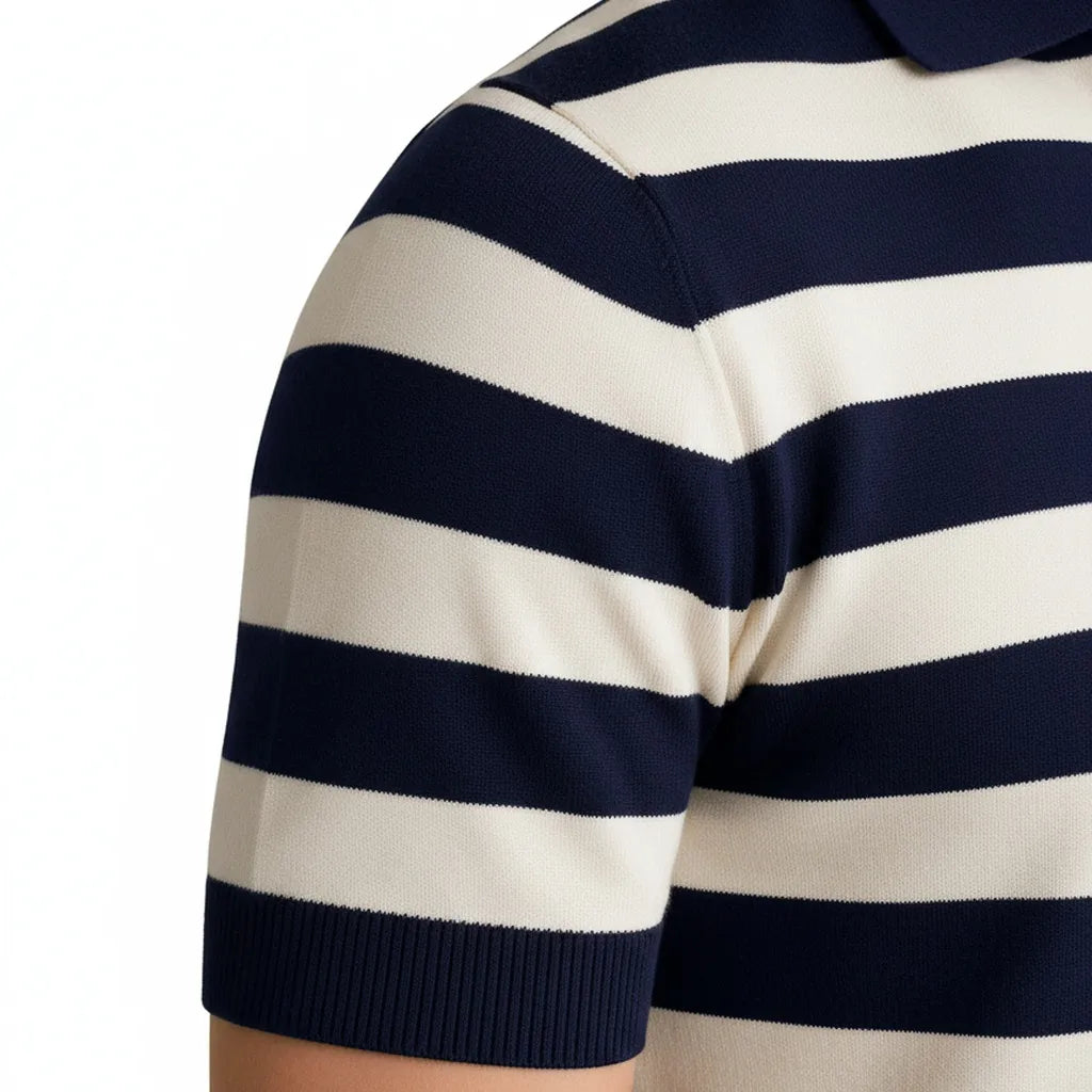 Polo Homme Rayures - old money style