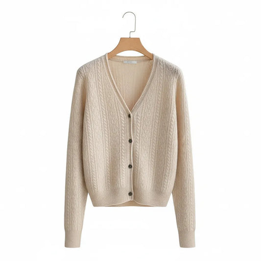 Pull Laine Mérinos Blanc - old money style