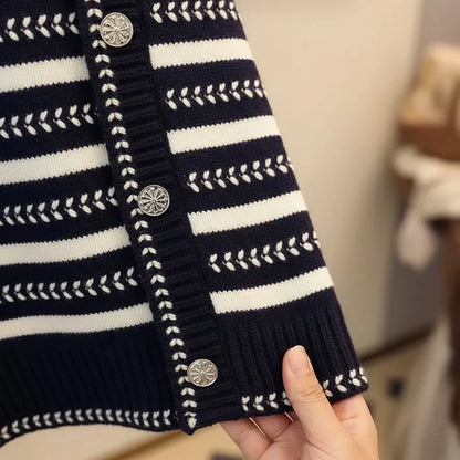 Pull Marinière Bleu Marine Femme - My Store