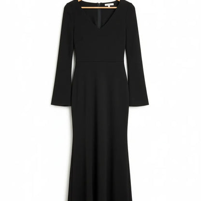 Robe en soie noire