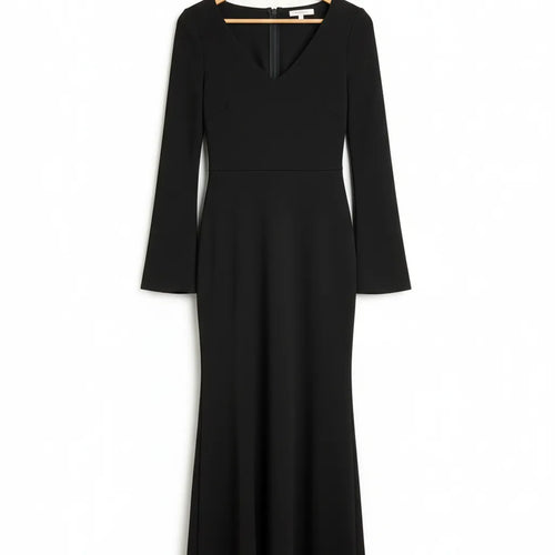 Robe en soie noire