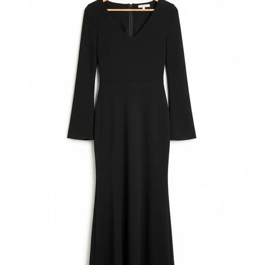 Robe en soie noire