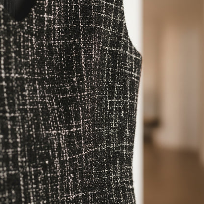Robe Tweed Noir