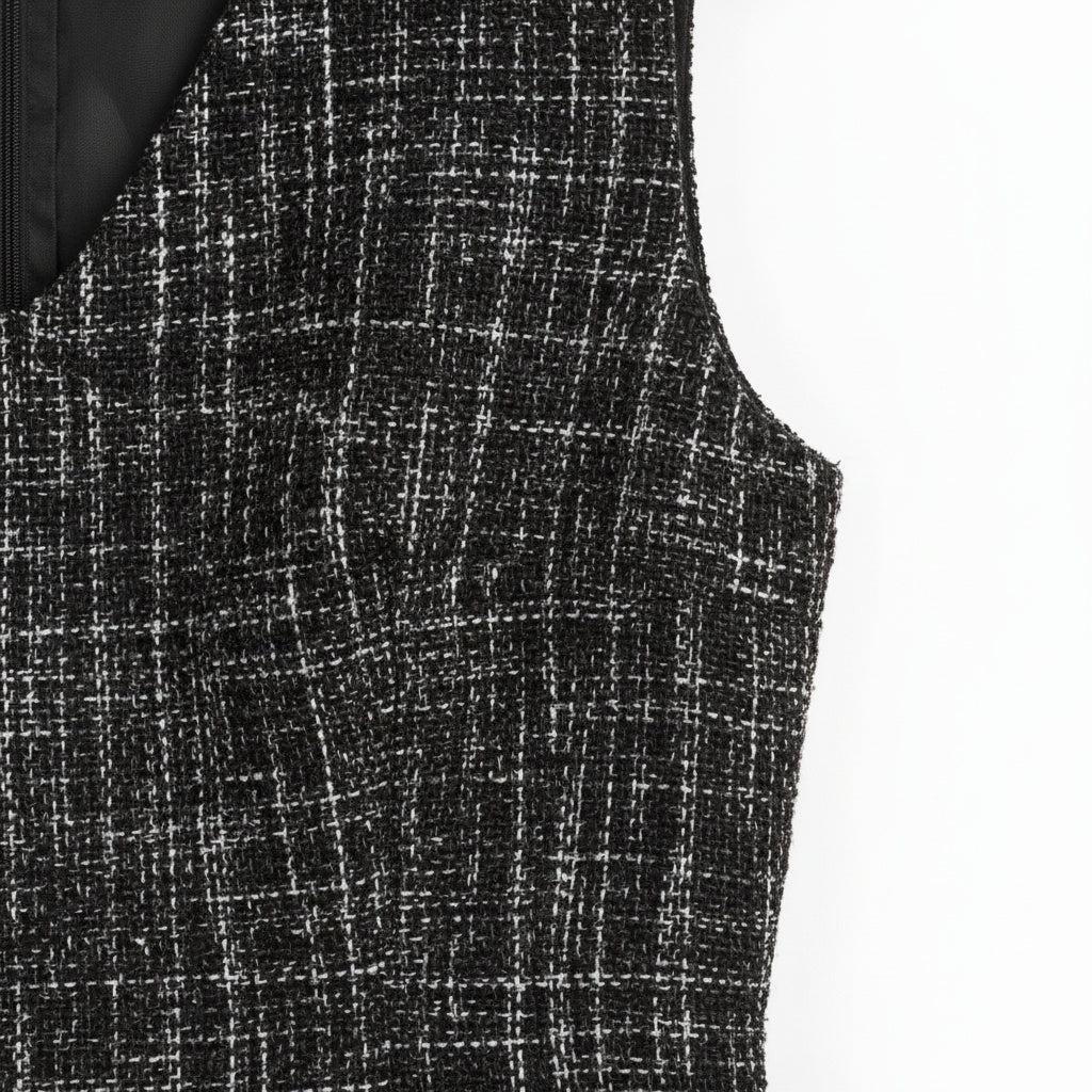 Robe Tweed Noir