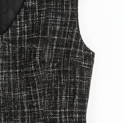 Robe Tweed Noir