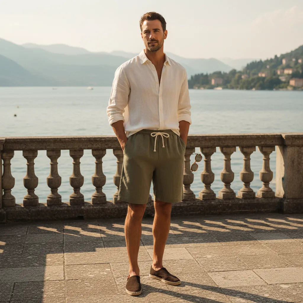 Short Homme Old Money - old money style