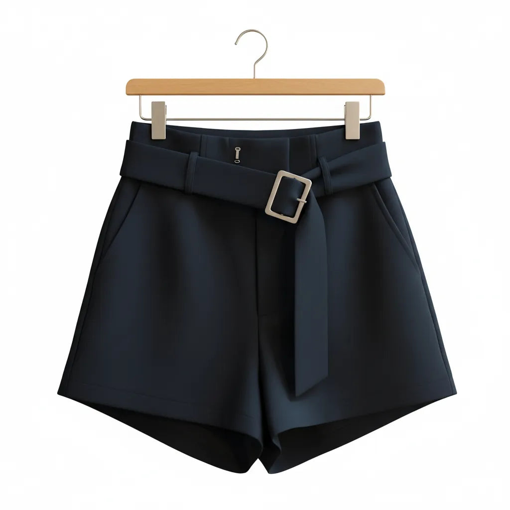 Short Old Money Femme Noir - old money style