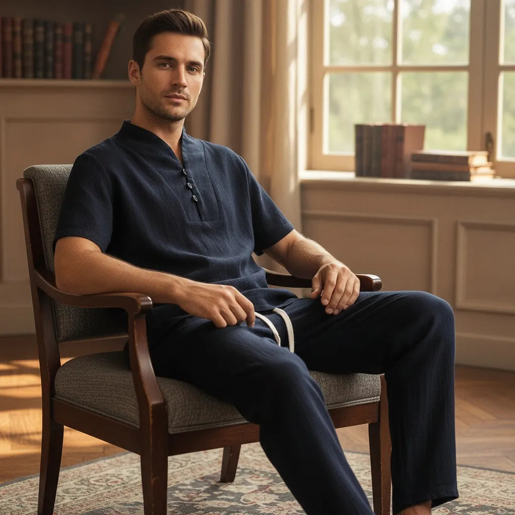 Tenue old money homme