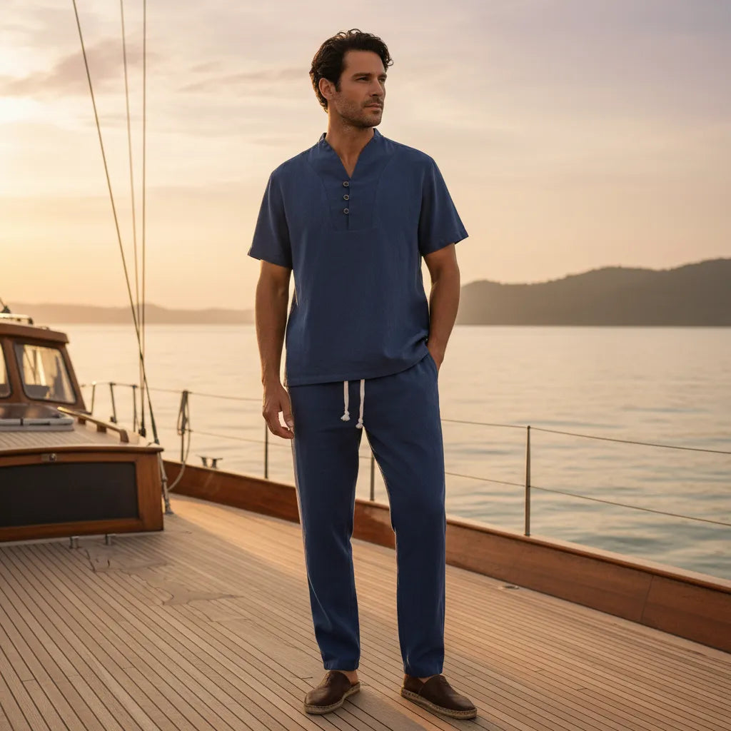 Tenue old money homme