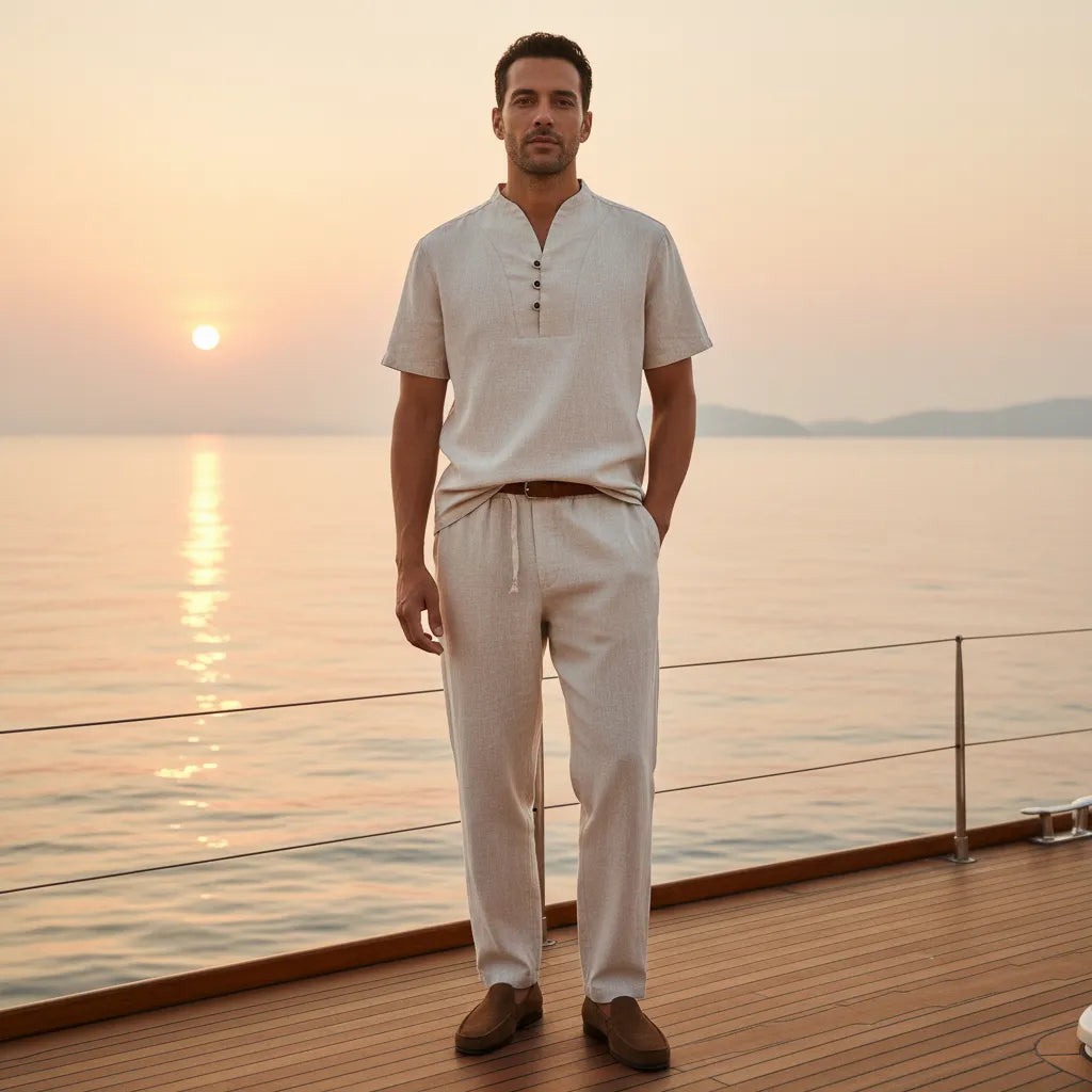 Tenue old money homme