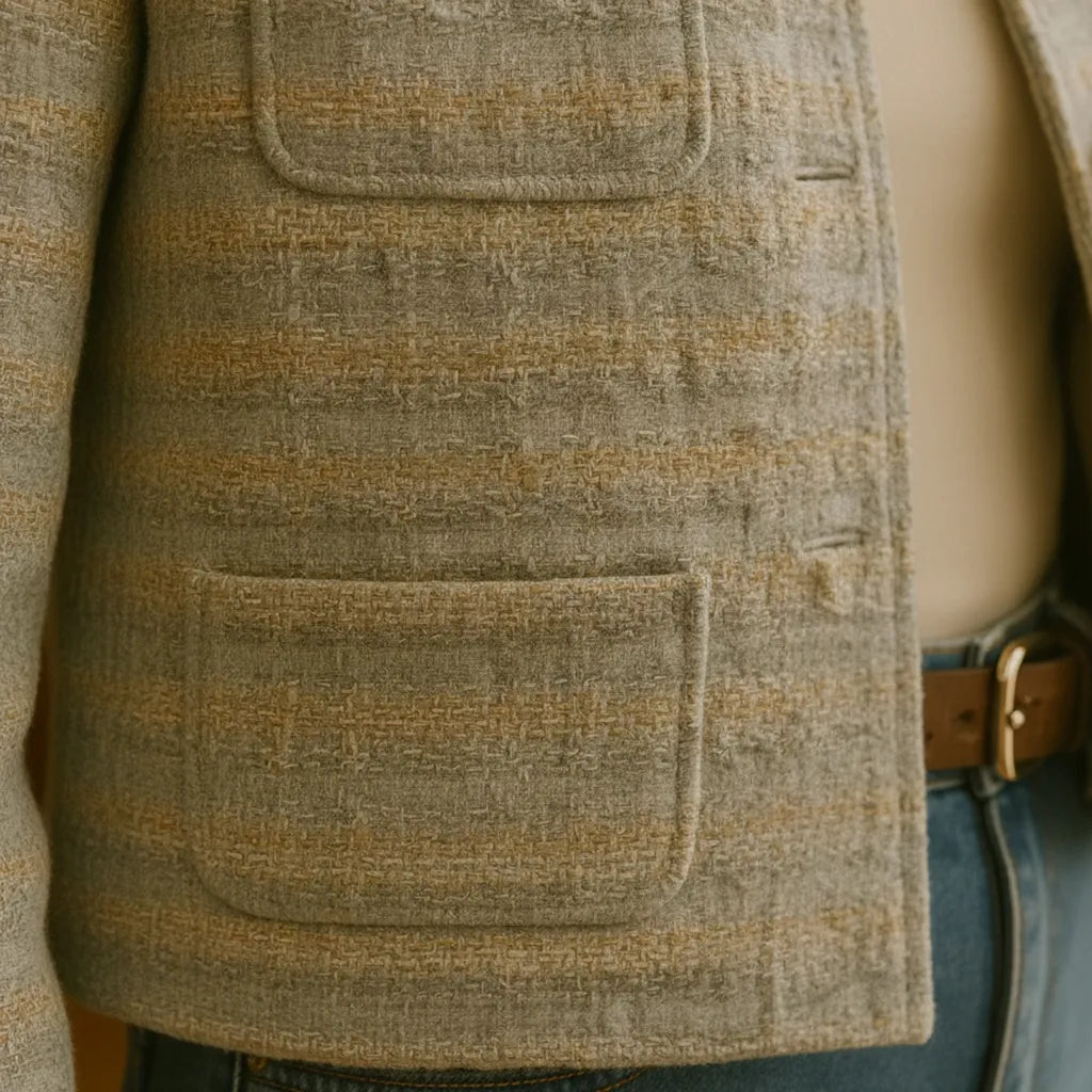 Veste Courte Tweed Femme - My Store